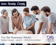 FirstAid Awareness Adults - CPDUK Accredited - The Mandatory Training Group UK -