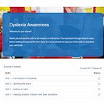 Dyslexia Awareness Units