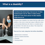 Disability Awareness Slide