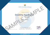 Disability Awareness Certificate