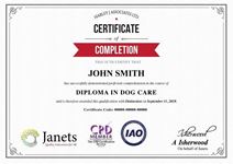 The Quality Licence Scheme Sample Certificate