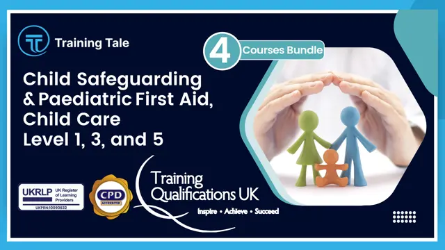 Child Safeguarding & Paediatric First Aid, Child Care Level 1, 3, and 5