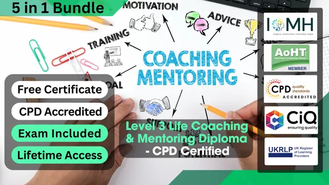 Level 3 Life Coaching & Mentoring Diploma - CPD Certified