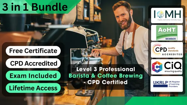 Level 3 Professional Barista & Coffee Brewing - CPD Certified