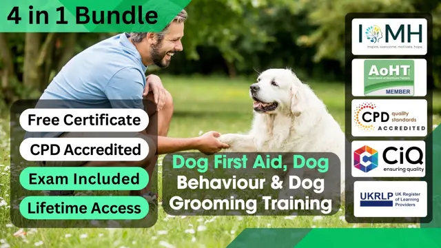 Dog First Aid, Dog Behaviour & Dog Grooming Training