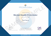 Mental Health First Aider Certificate