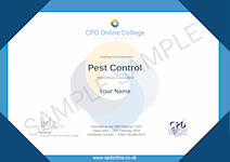 Pest Control Certificate