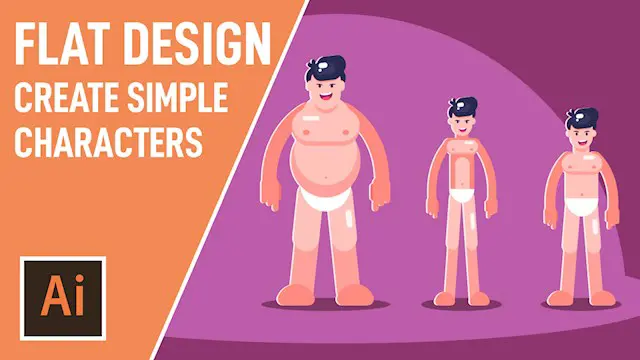 Create Simple Flat Vector Characters