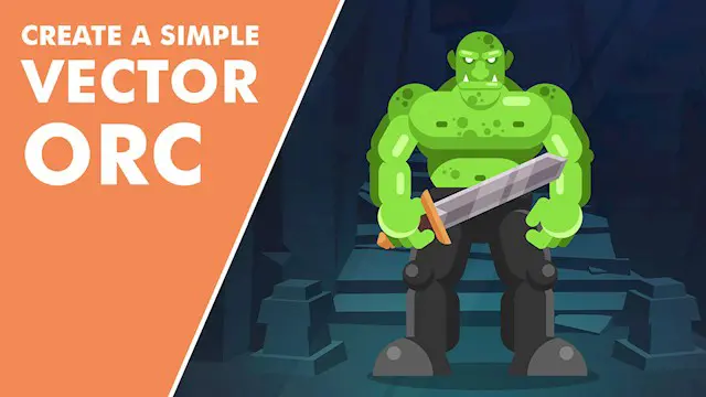  Learn Illustrator: Create a Simple Flat Vector Orc