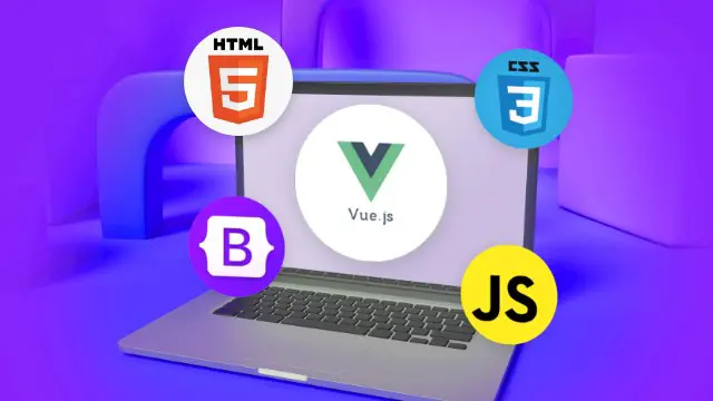 Vue Complete Course with Javascript, HTML, CSS, BOOTSTRAP