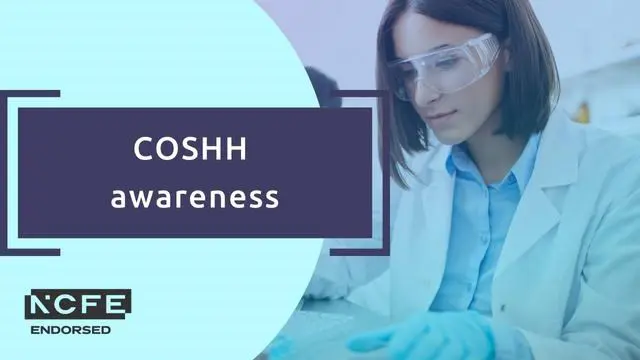 COSHH awareness - NCFE endorsed