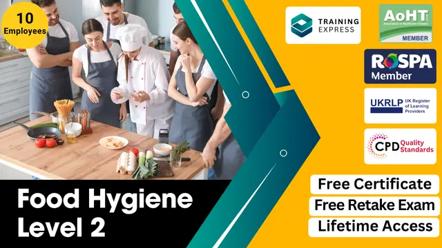 Food Hygiene Level 2 for 10 Employees - CPD Accredited