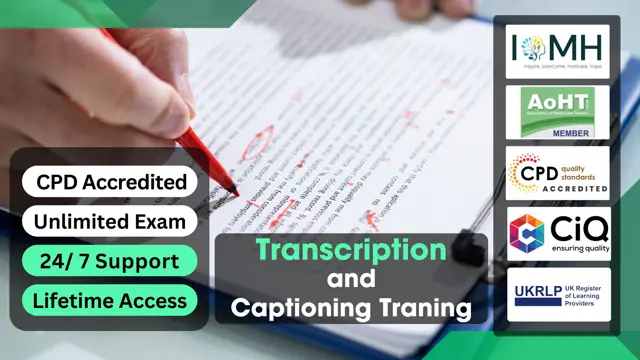 Transcription and Captioning Traning