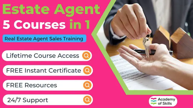 Estate Agent | A real estate agent sales training (5 in 1)