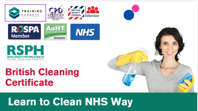 British Cleaning Certificate - Learn to Clean NHS Way | Approved by RSPH