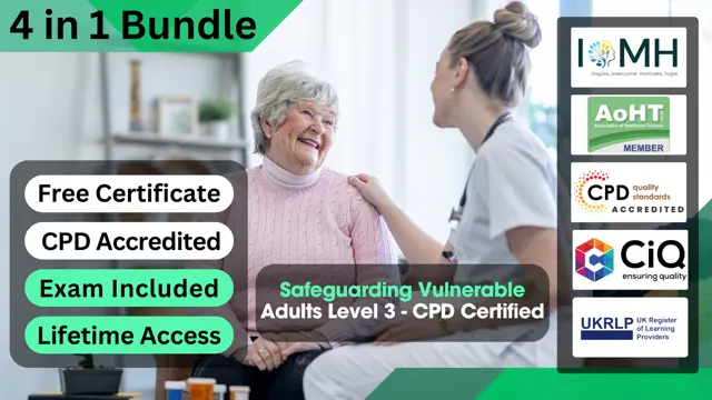 Safeguarding Vulnerable Adults Level 3 - CPD Certified
