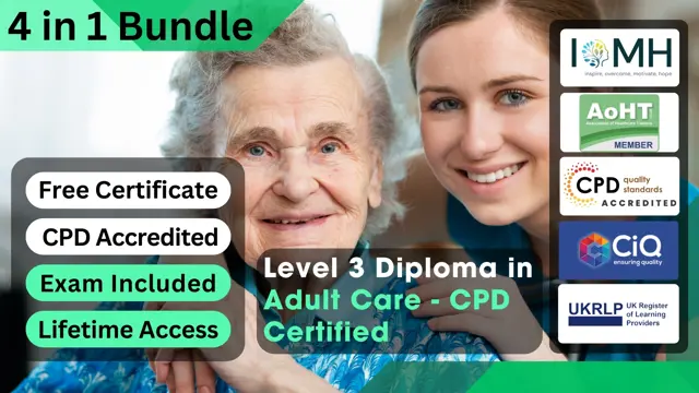 Level 3 Diploma in Adult Care - CPD Certified