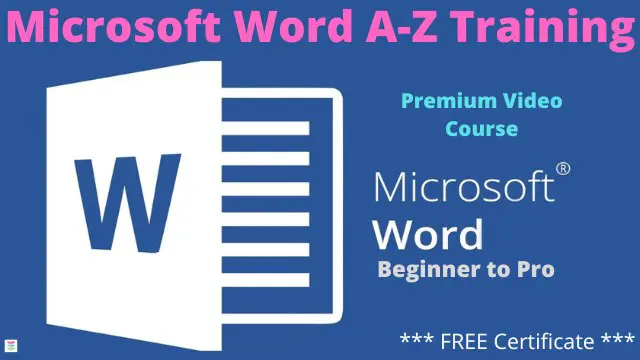 Microsoft word - Microsoft word A-Z Training