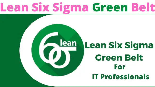 Six Sigma - Lean Six Sigma Green Belt for IT Professionals