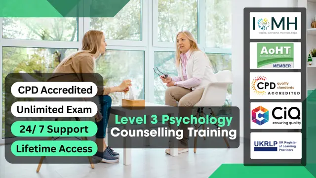 Level 3 Psychology Counselling Training