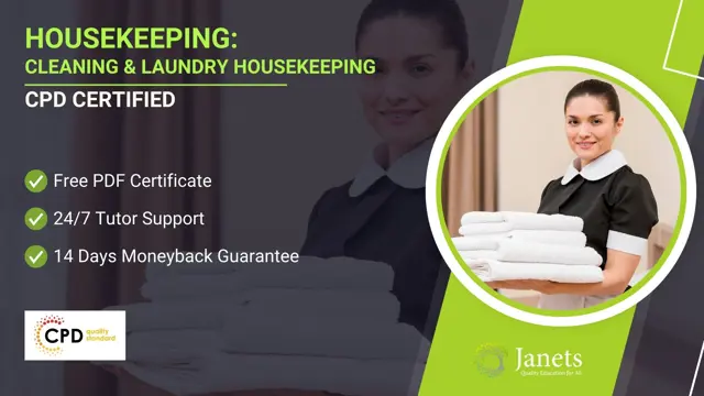 Housekeeping: Cleaning & Laundry Housekeeping