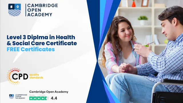 Level 3 Diploma in Health & Social Care Certificate - CPD Certified