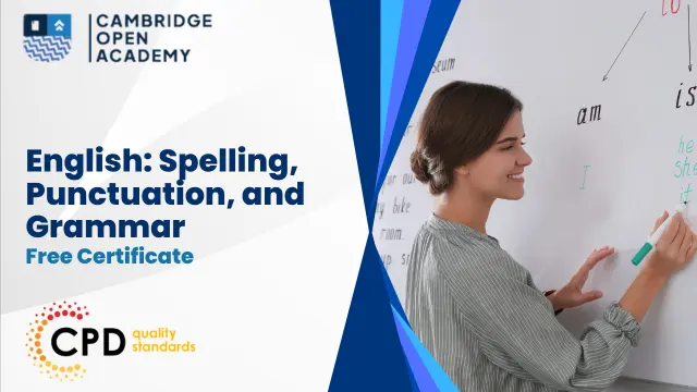 English: Spelling, Punctuation, and Grammar - CPD Accredited
