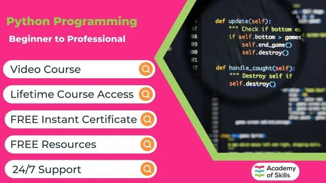 Python Programming - Beginner to Professional Python Programming