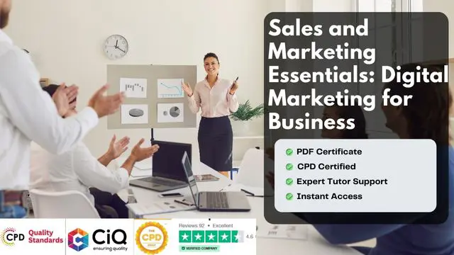Sales and Marketing Essentials - Digital Marketing for Business - CPD Certified