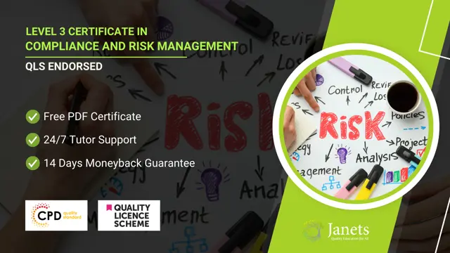 Level 3 Certificate in Compliance and Risk Management - QLS Endorsed