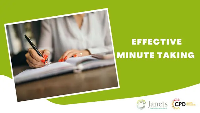 Effective Minute Taking Course