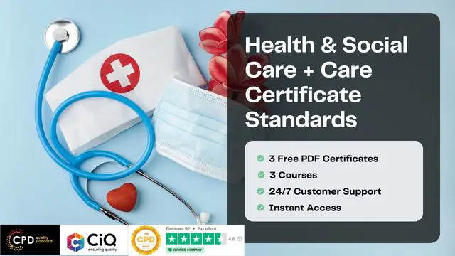 Level 3 Diploma in Health & Social Care + Care Certificate Preparation - CPD Certified