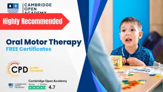 Oral Motor Therapy - Training 
