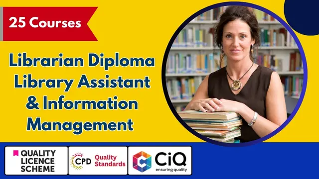 Librarian Diploma: Library Assistant & Information Management - QLS Endorsed 