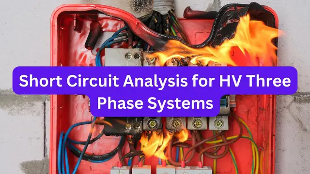 Short Circuit Analysis for HV Three Phase Systems
