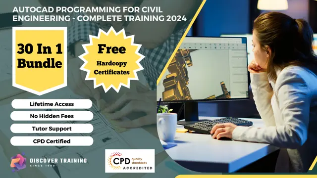 AutoCAD Programming for Civil Engineering - Complete Training 2024