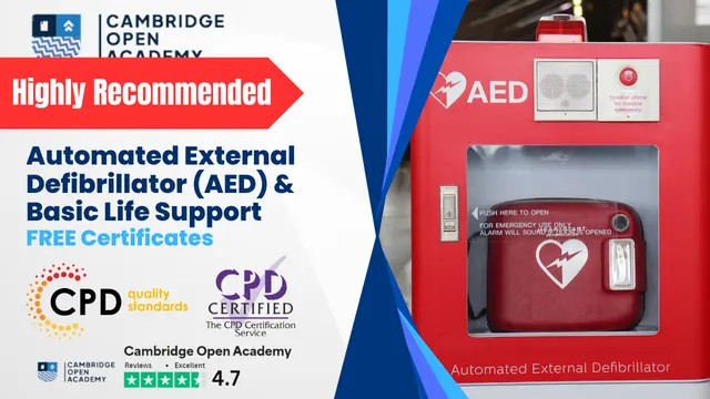 Automated External Defibrillator (AED) & Basic Life Support - CPD Approved Training