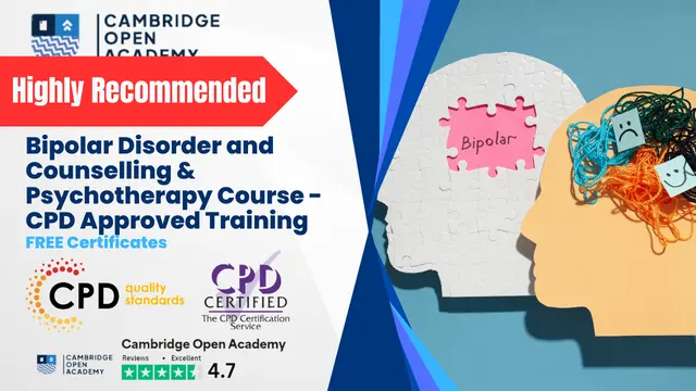 Bipolar Disorder and Counselling & Psychotherapy Course - CPD Approved Training
