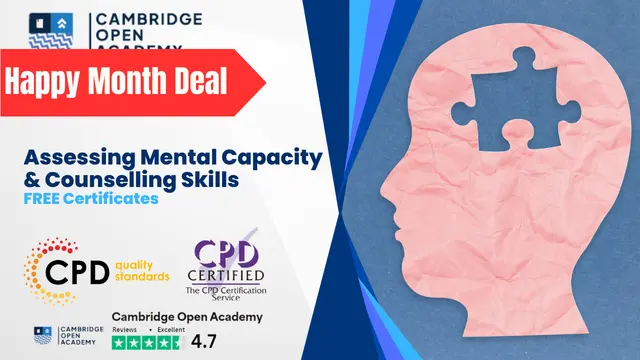 Assessing Mental Capacity & Counselling Skills - CPD Approved Training