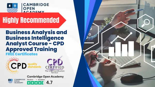 Business Analysis and Business Intelligence Analyst Course - CPD Approved Training