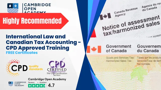 International Law and Canadian Tax Accounting - CPD Approved Training