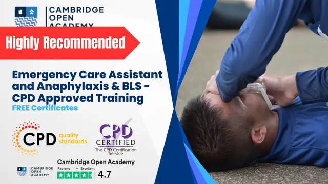 Emergency Care Assistant and Anaphylaxis & BLS - CPD Approved Training