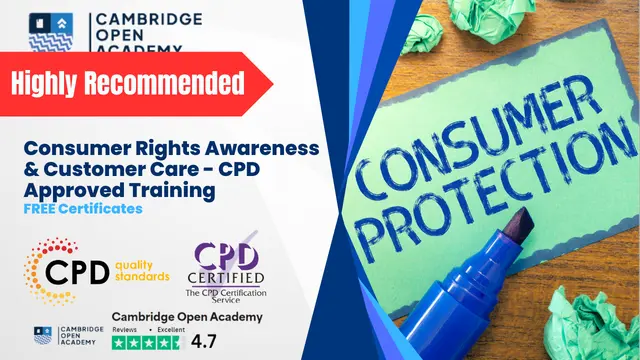 Consumer Rights Awareness & Customer Care - CPD Approved Training