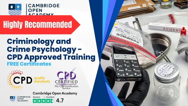 Criminology and Crime Psychology - CPD Approved Training
