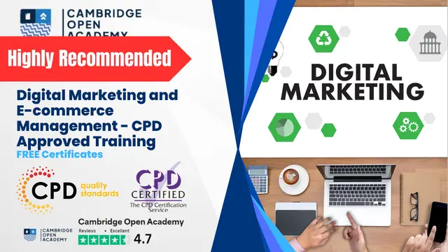 Digital Marketing and E-commerce Management - CPD Approved Training