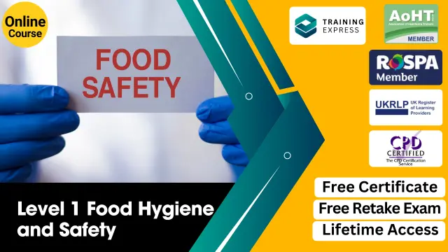 Level 1 Food Hygiene and Safety Certificate - CPD Accredited