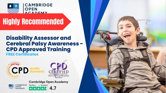 Disability Assessor and Cerebral Palsy Awareness - CPD Approved Training