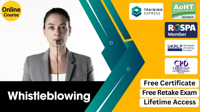 Whistleblowing Training | Online Certification Course - CPD Accredited