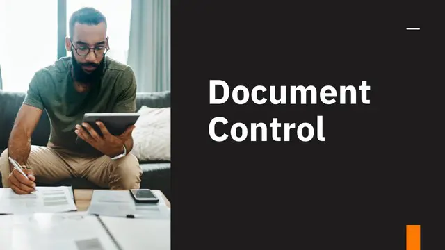 Document Control : Electronic Document Management Systems