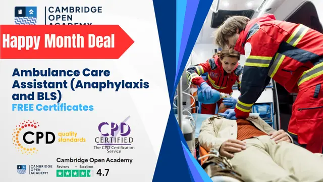 Ambulance Care Assistant (Anaphylaxis and BLS) - CPD Approved Training